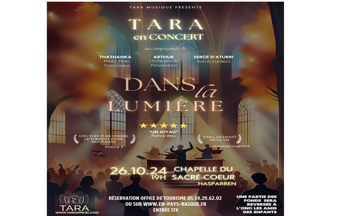 Concert de Tara "Dans la lumière"