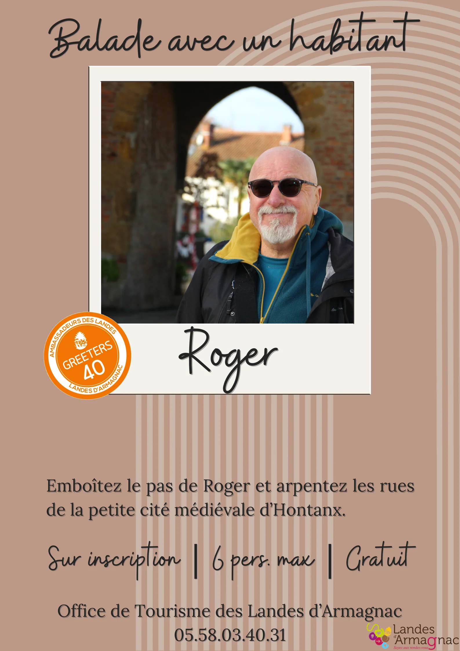 Balade avec un habitant Roger