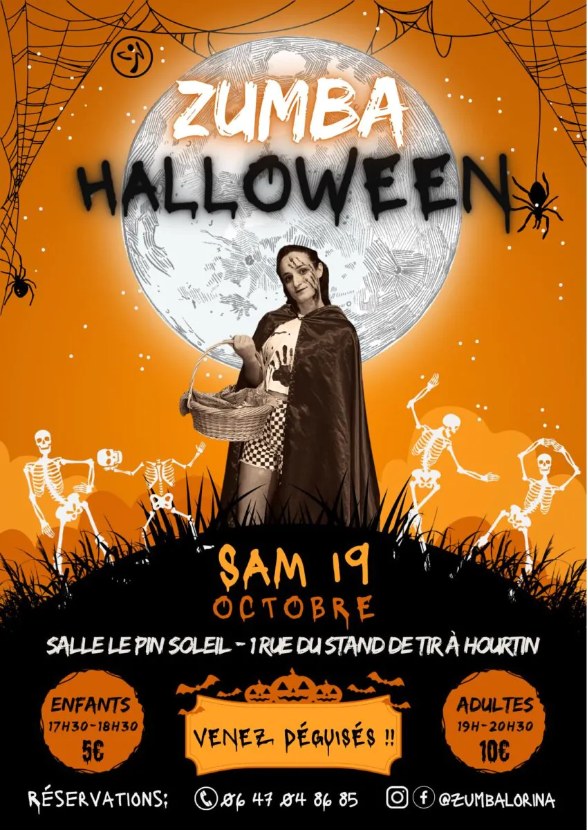 Zumba Halloween (Sur réservation) Enfants 5€