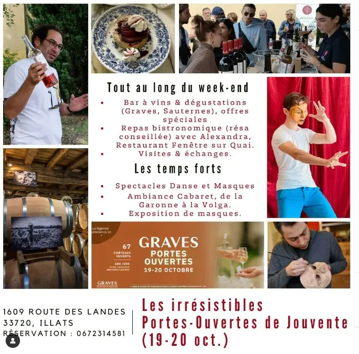 Spectacle d'accordéon au Château Jouvente