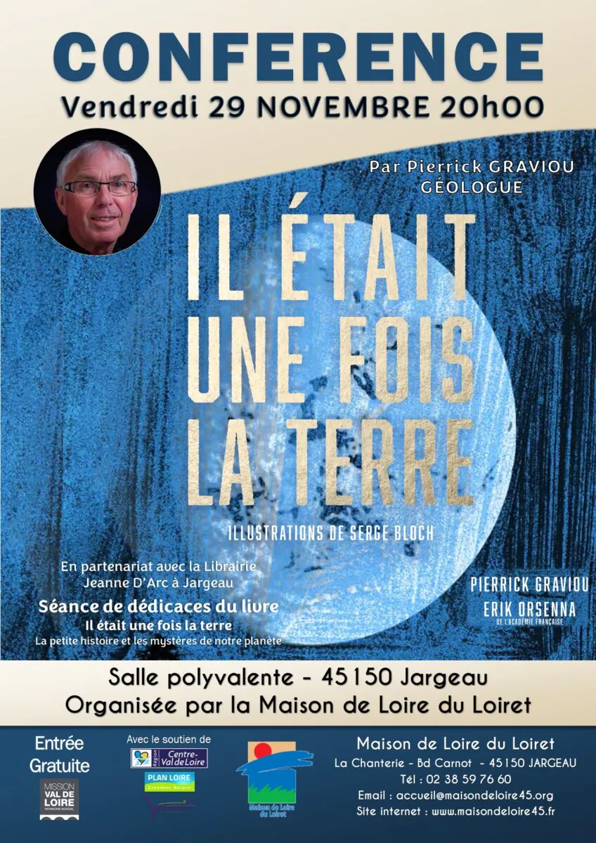 Conférence Il était une fois la Terre par Pierrick GRAVIOU Géologue