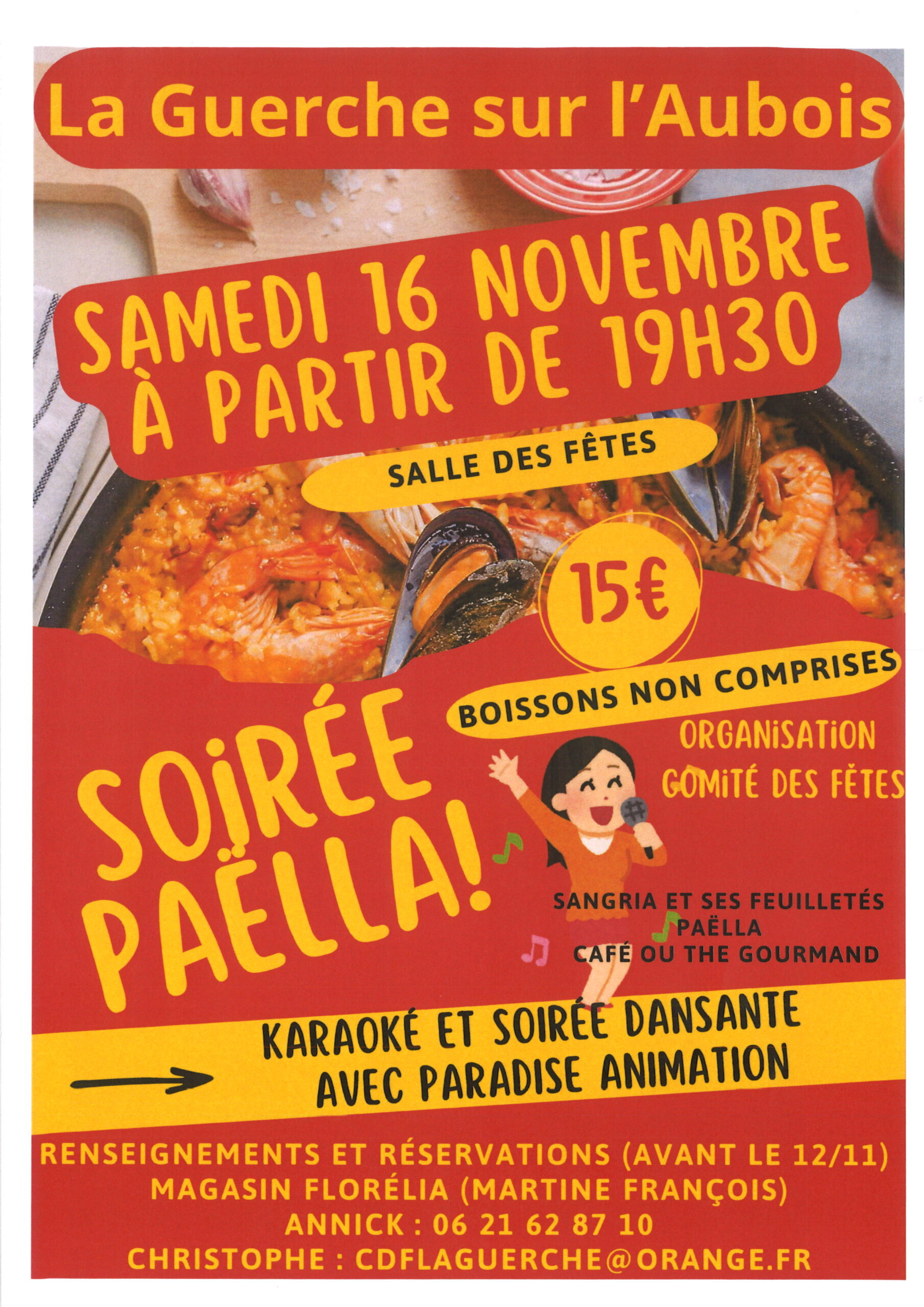 Soirée Paëlla