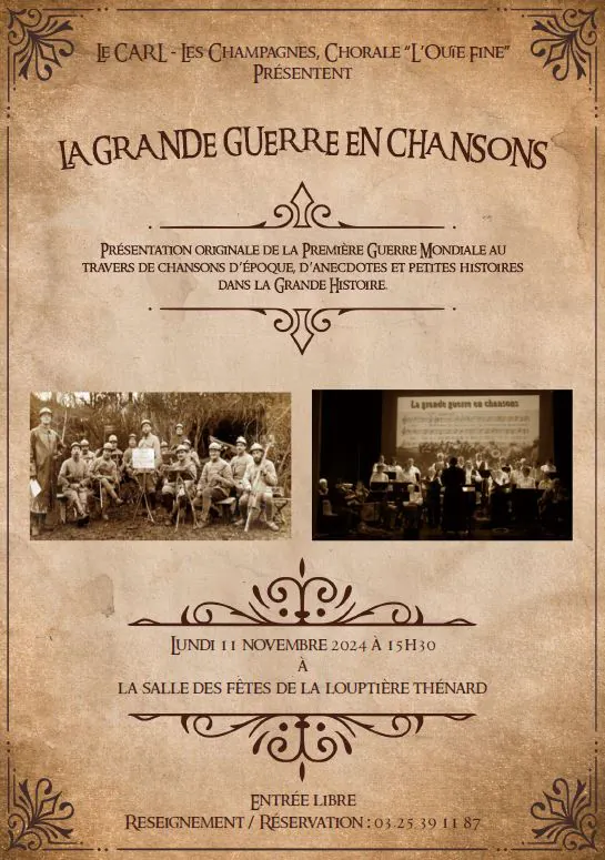 La Grande Guerre en chansons