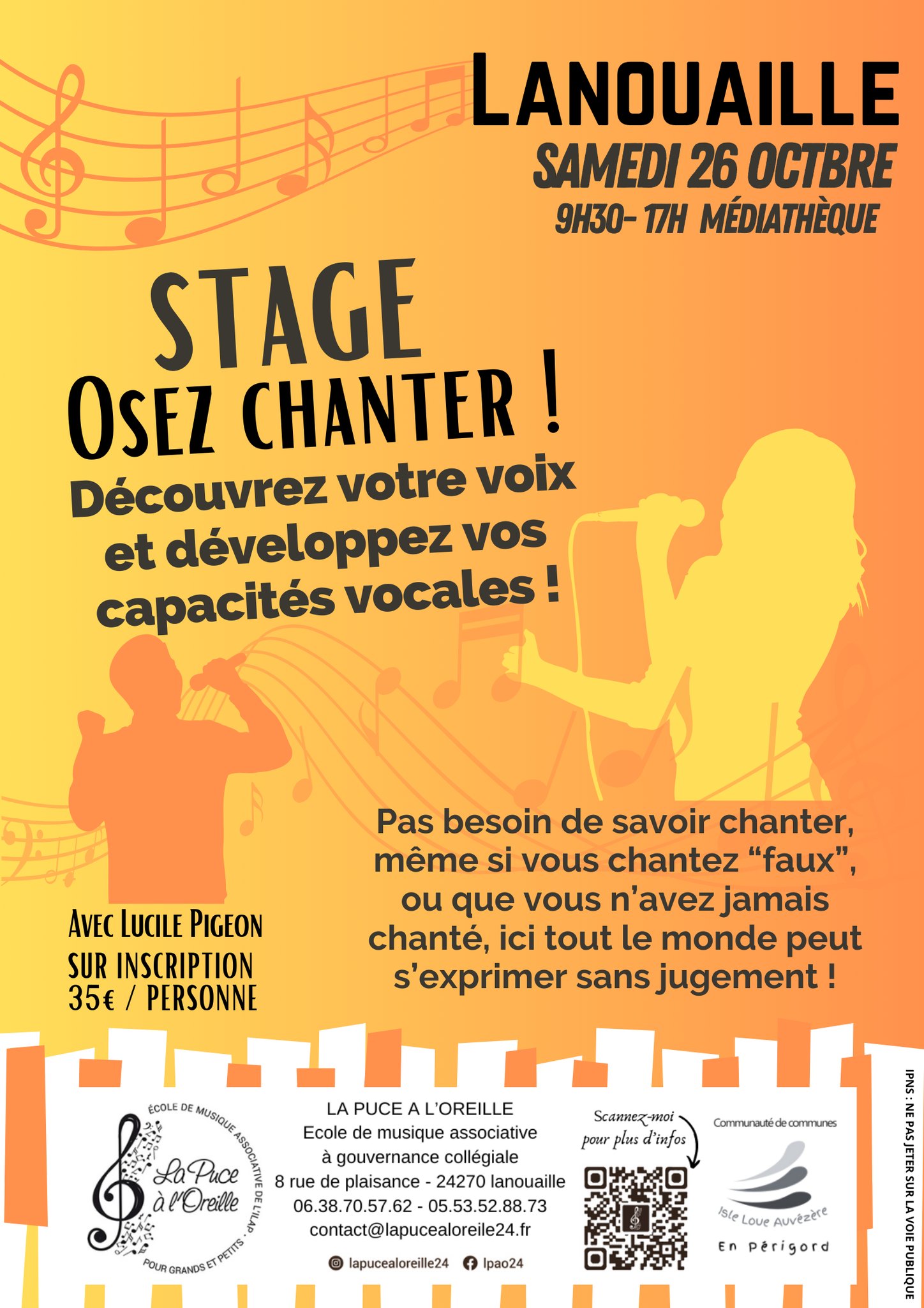 Stage Osez chanter