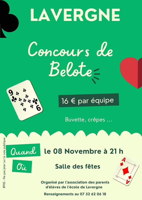 Concours de belote