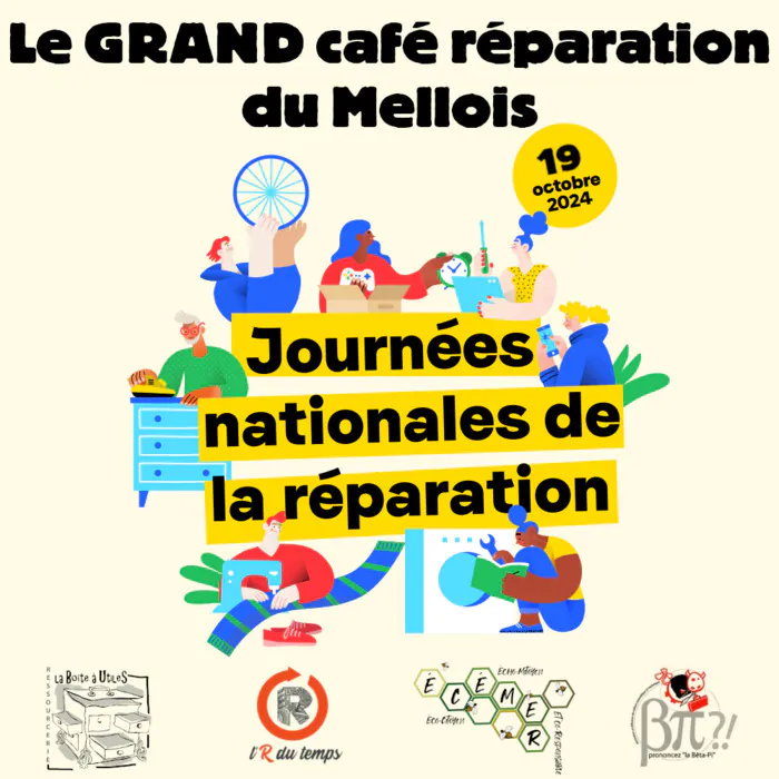 le GRAND café réparation du Mellois Le Bêta-Lab Melle