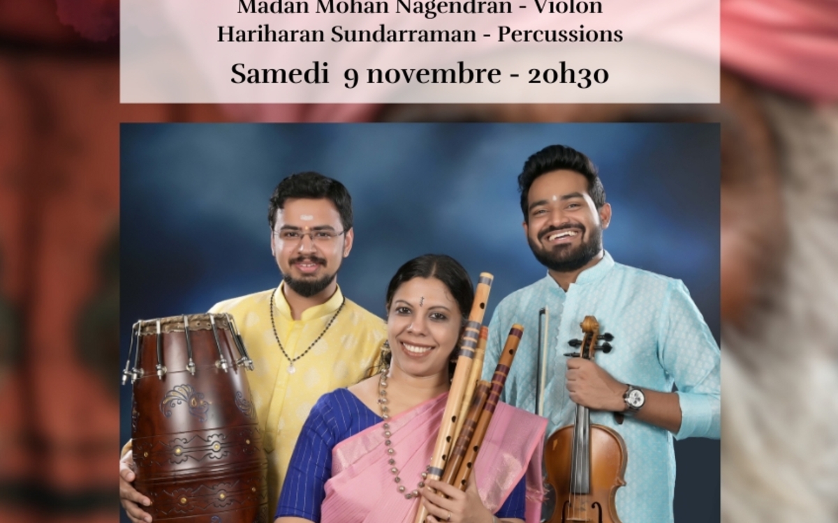 Le chant du bambou - Musique indienne Théâtre Mandapa Paris