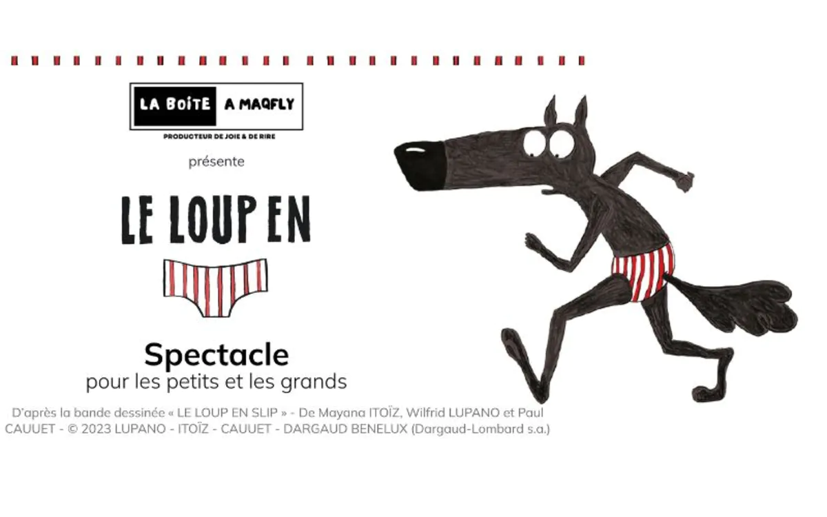 Le loup en slip : le spectacle tiré de la célèbre BD ! Bibliothèque Benoîte Groult Paris