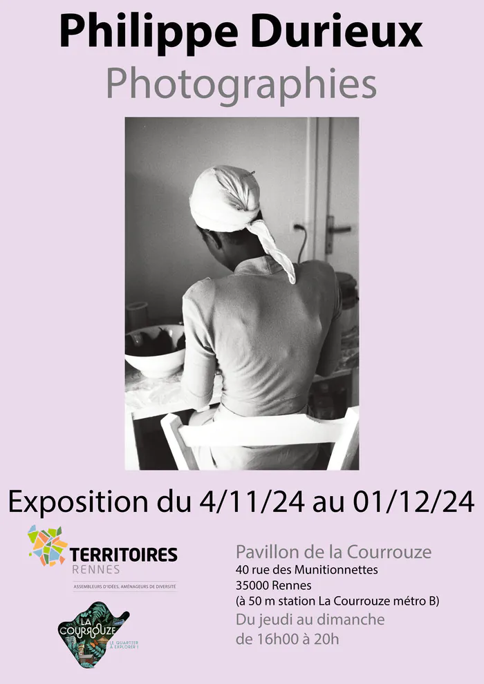 Le Photographe Philippe Durieux expose à Rennes en novembre 2024 . Pavillon de la Courrouze Saint-Jacques-de-la-Lande