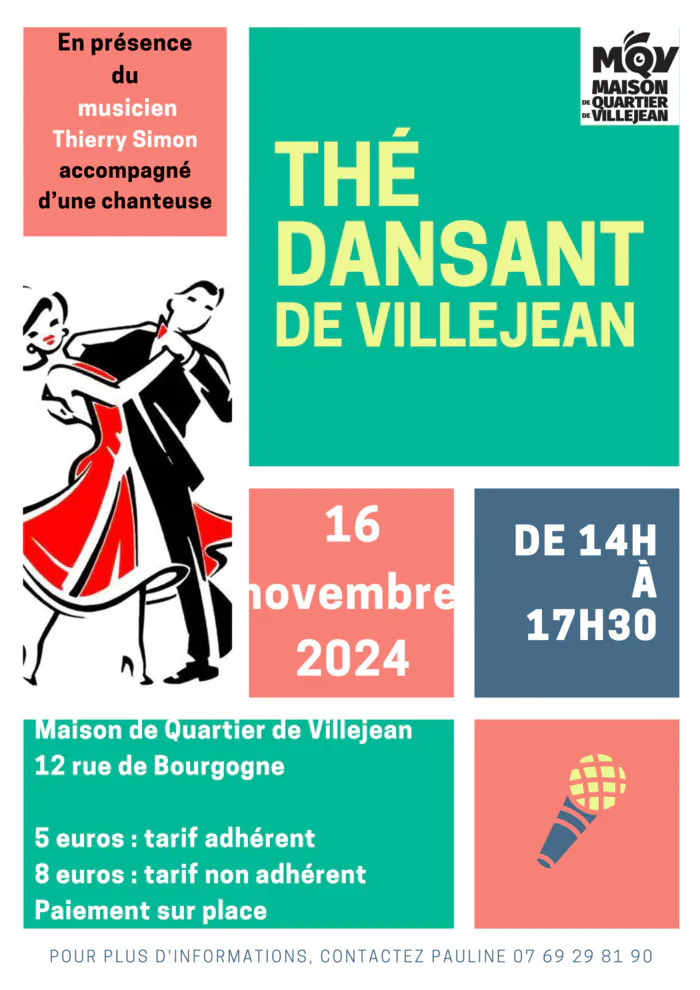 Le the dansant de Villejean ! Maison de Quartier de Villejean Brécé