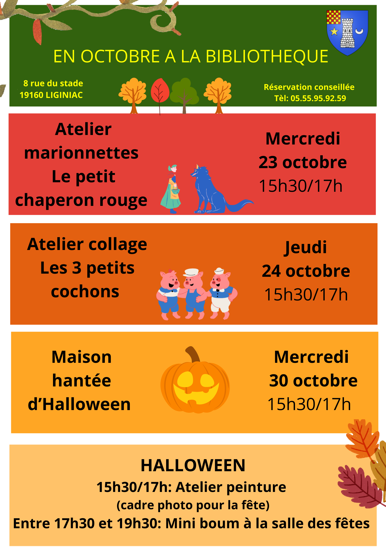 Atelier peinture Halloween