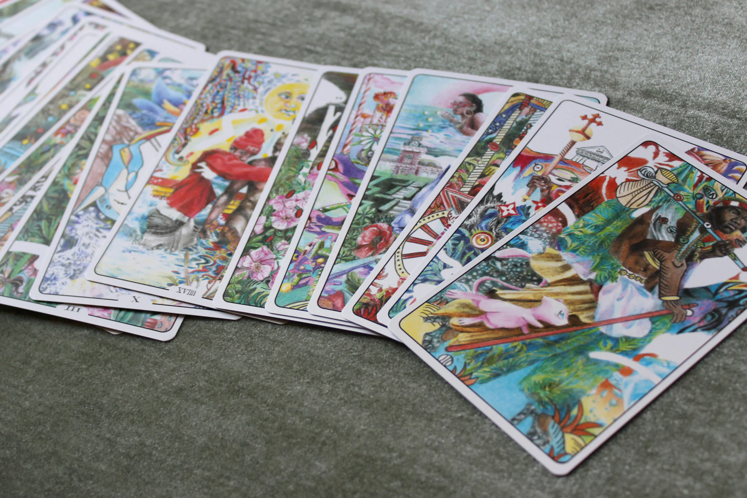 Week-end des Frac Activation du jeu de tarot de l'artiste Jimmy Beauquesne Limoges