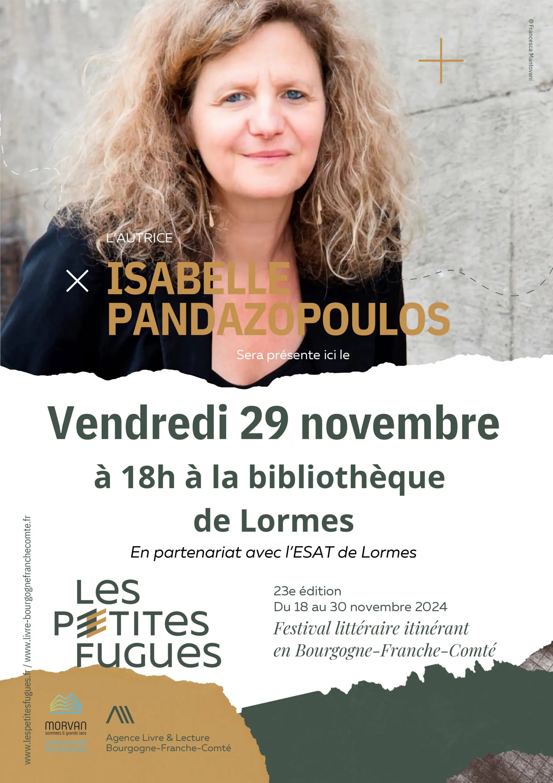 Les Petites Fugues Rencontre avec Isabelle Pandazopoulos