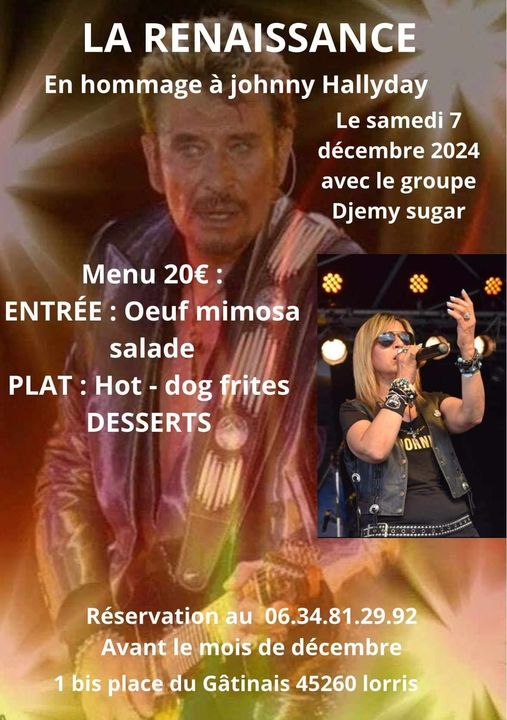 Soirée hommage à Johnny