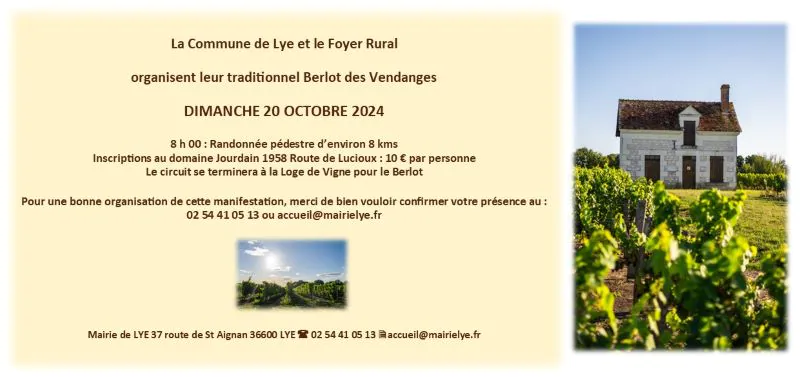 Berlot des vendanges