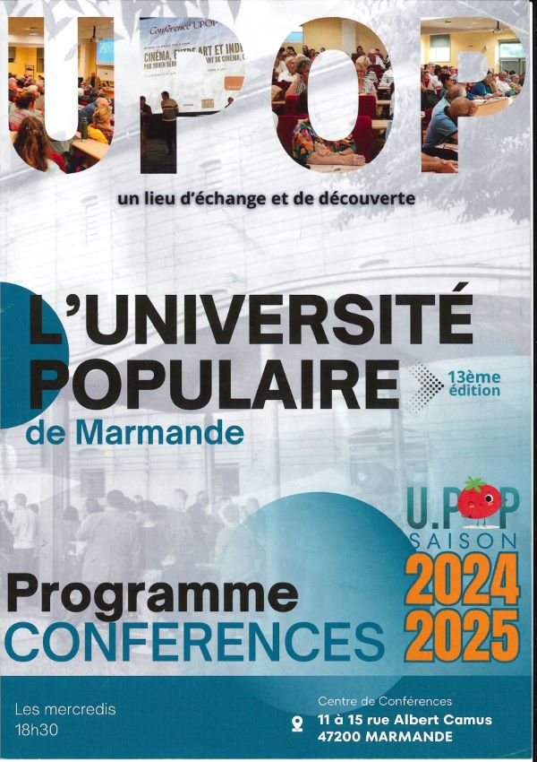 Conférence UPOP "Tous ensemble ! La démocratie au prisme de l'exclusion" Barbara STIEGLER et Christophe PEBARTHE