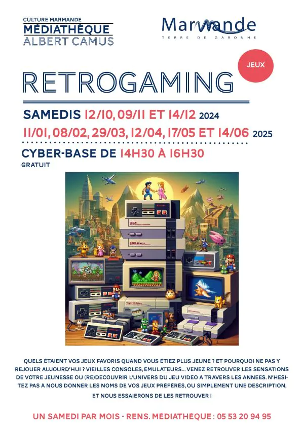 Retro Gaming à la Médiathèque