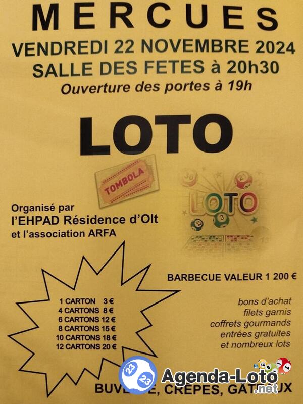 Loto à Mercuès