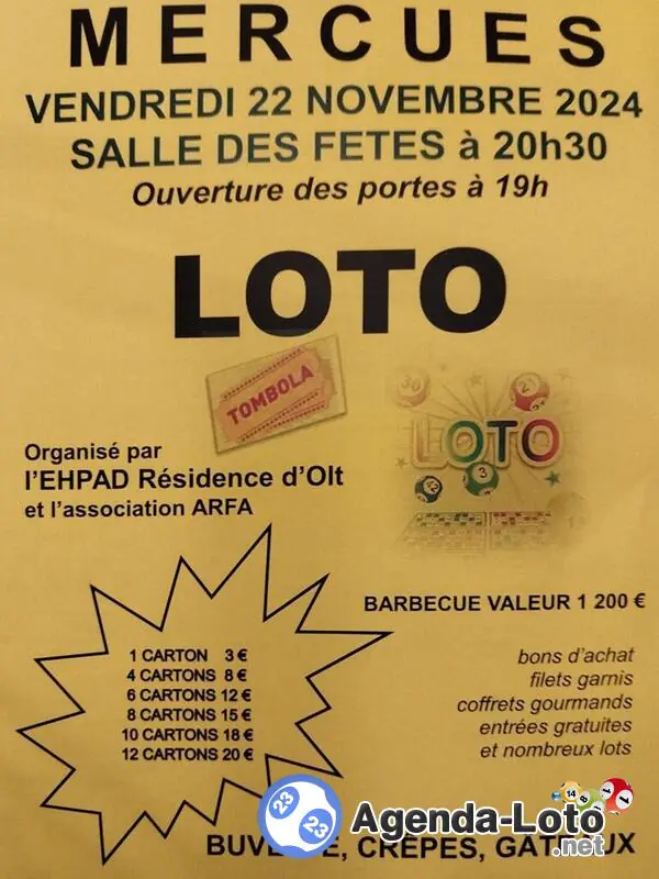 Loto à Mercuès