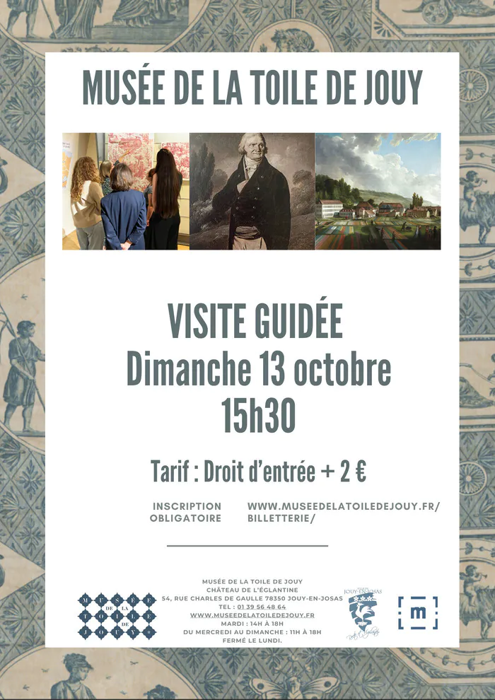 Visite guidée Musée de la Toile de Jouy Jouy-en-Josas