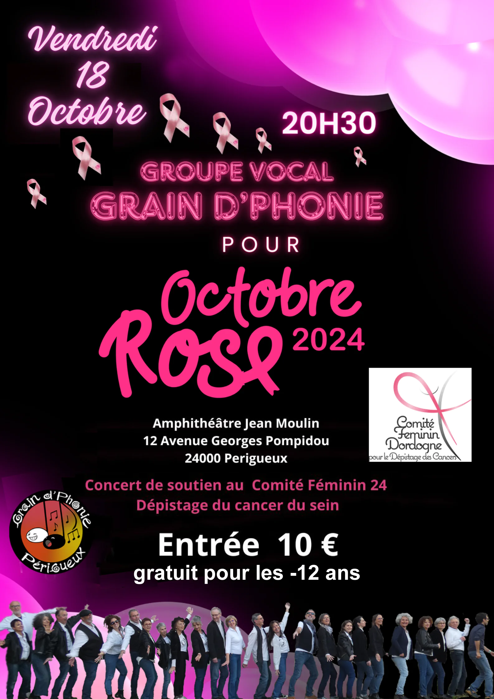 Concert de soutien au Comité Féminin 24