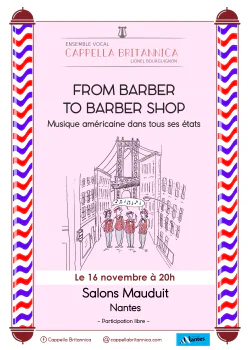 From Barber to Barber Shop - Musique américaine dans tous ses états Pôle associatif Désiré Colombe / Salon Mauduit