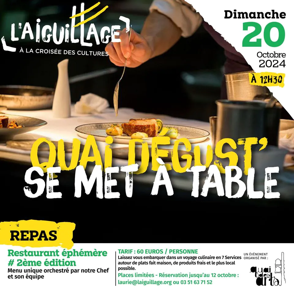 Quai Dégust' se met à table