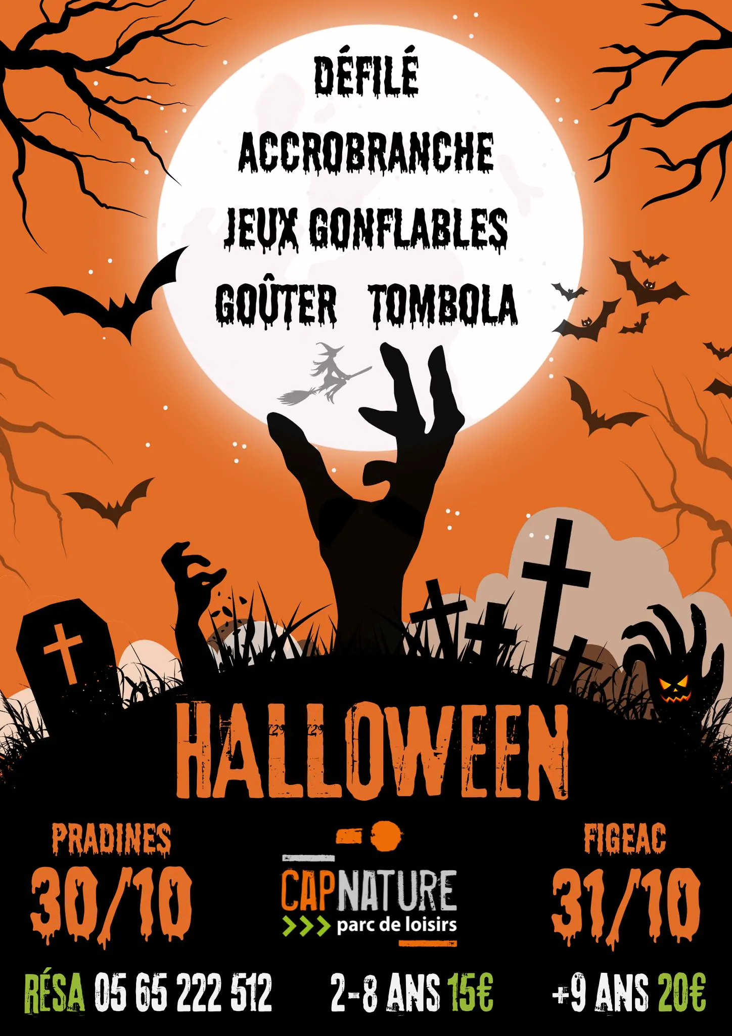 Halloween chez Cap Nature