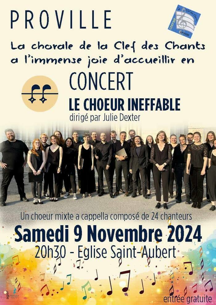 Concert le choeur ineffable - Proville proville Proville