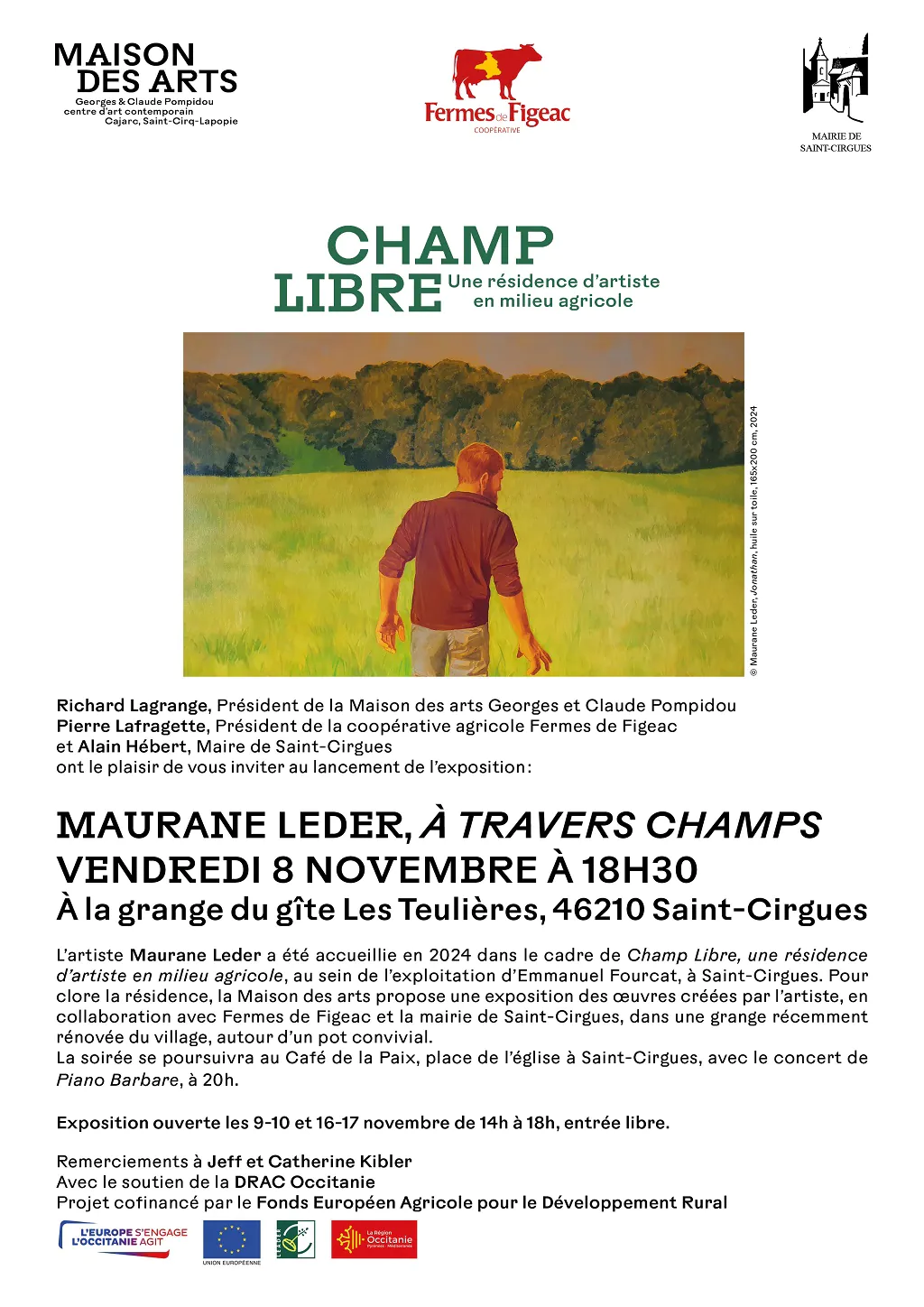 Exposition à Saint-Cirgues Maurane Leder