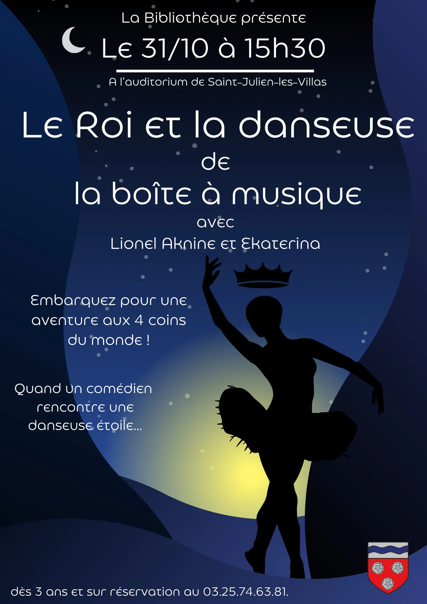 spectacle "Le roi et la danseuse de la boîte à musique"