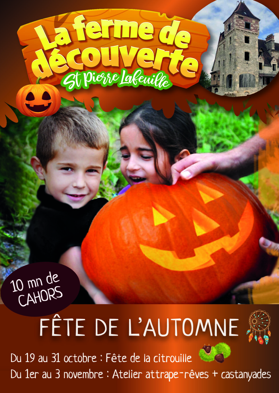 Fête de l'automne à la ferme de découverte