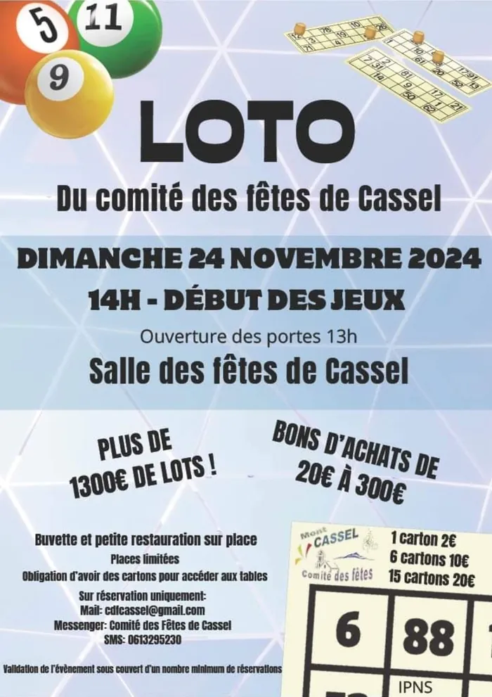 Loto Salle des Fêtes de Cassel Cassel