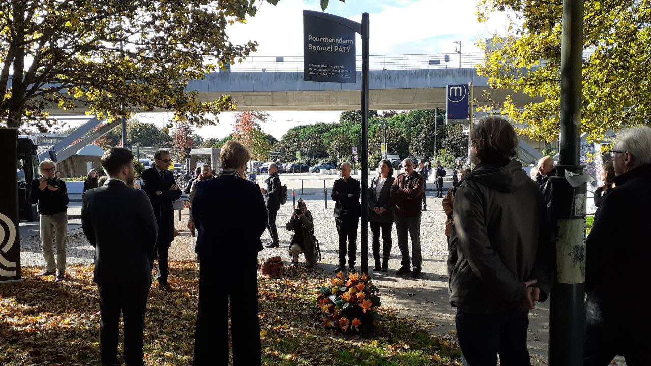 samuel paty hommage rennes