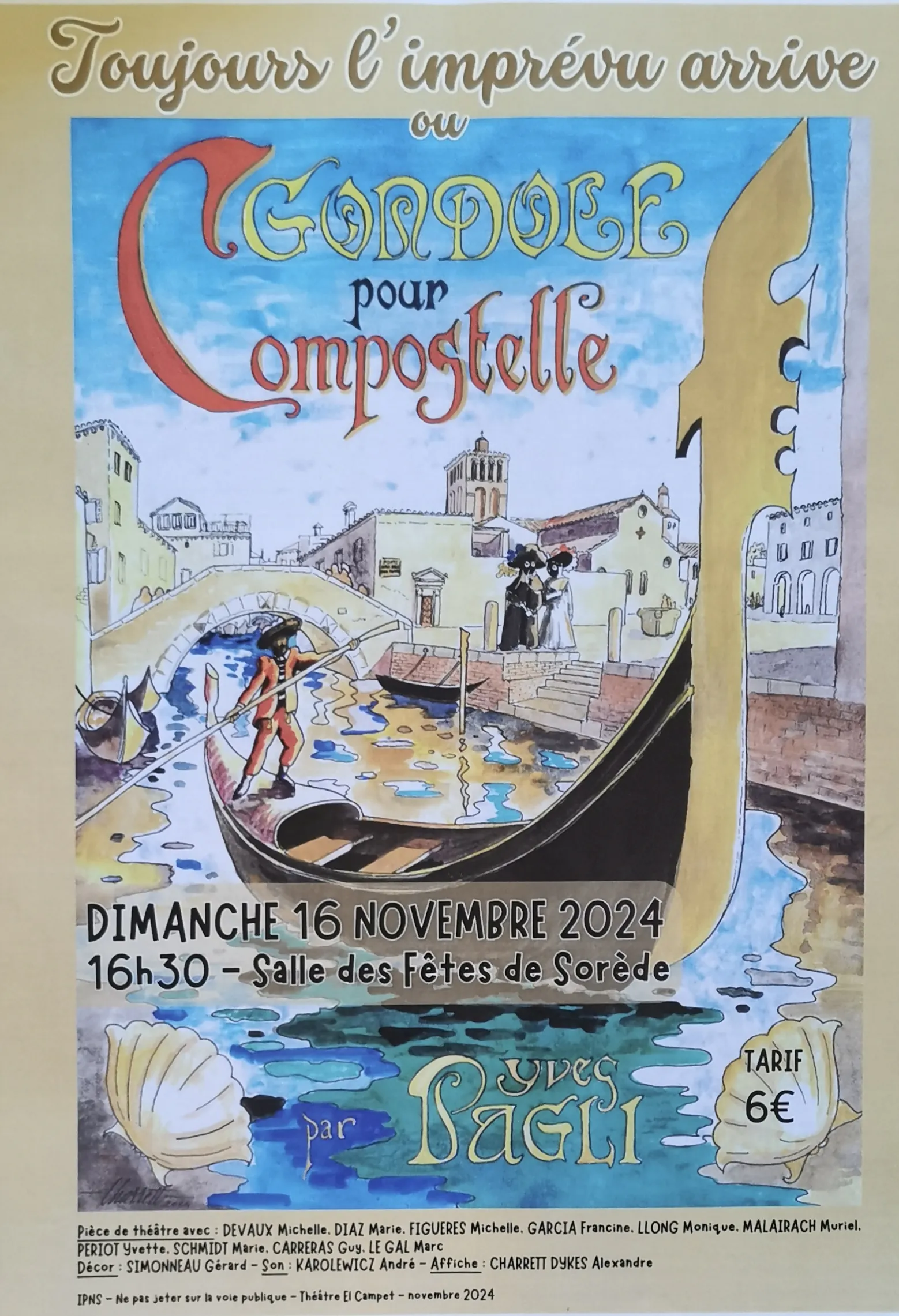 THEATRE "GONDOLE POUR COMPOSTELLE"