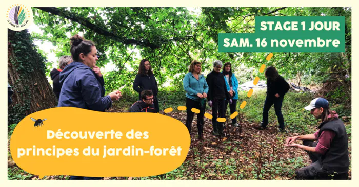 Stage 1 jour : Découverte des principes du jardin-forêt Jardin des Mille Pas