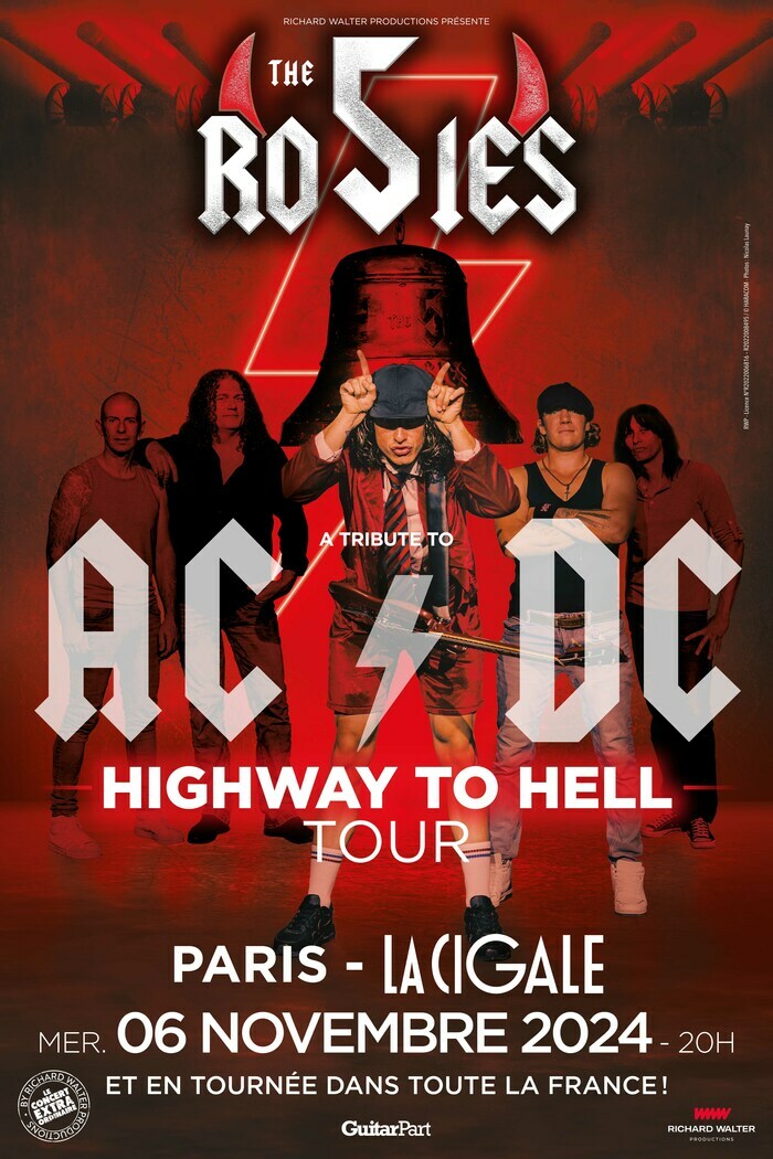 THE 5 ROSIES - TRIBUTE TO AC/DC La Cigale Paris