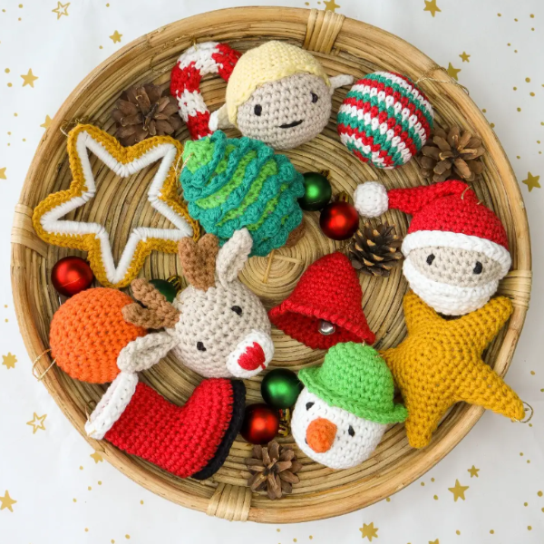 Initiation au crochet Déco de noël