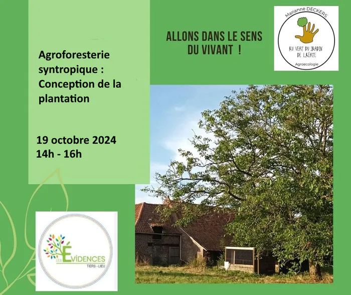 Agroforesterie syntropique : Conception de la plantation Tiers-lieu des évidences Bachy