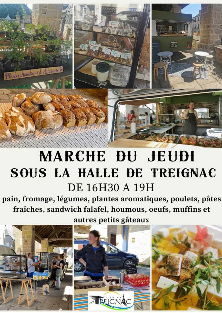 Marché du jeudi sous la halle