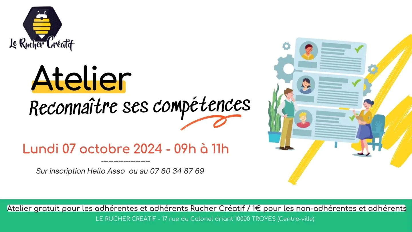 Atelier Reconnaitre ses compétences