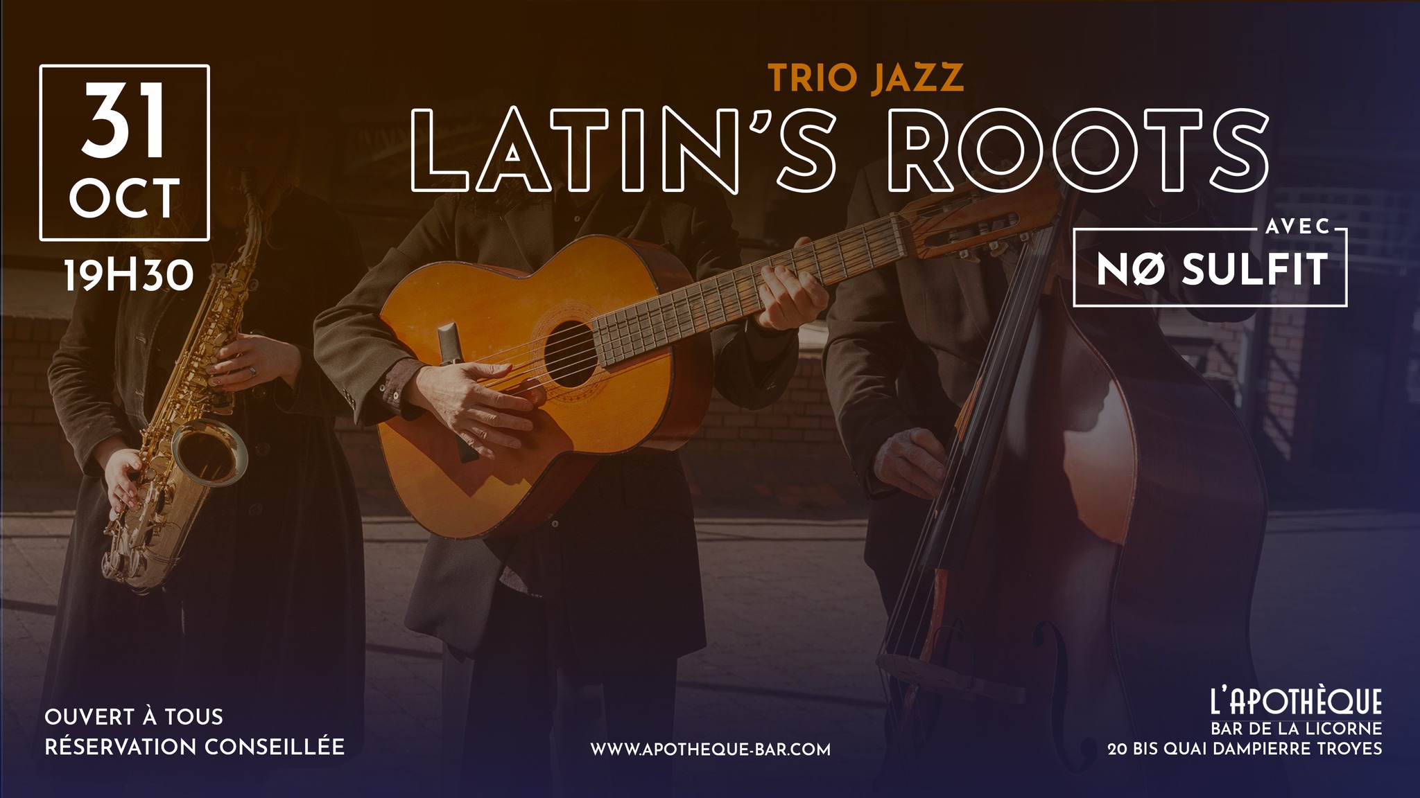 Latin's Roots NØ Sulfit (Trio Jazz)