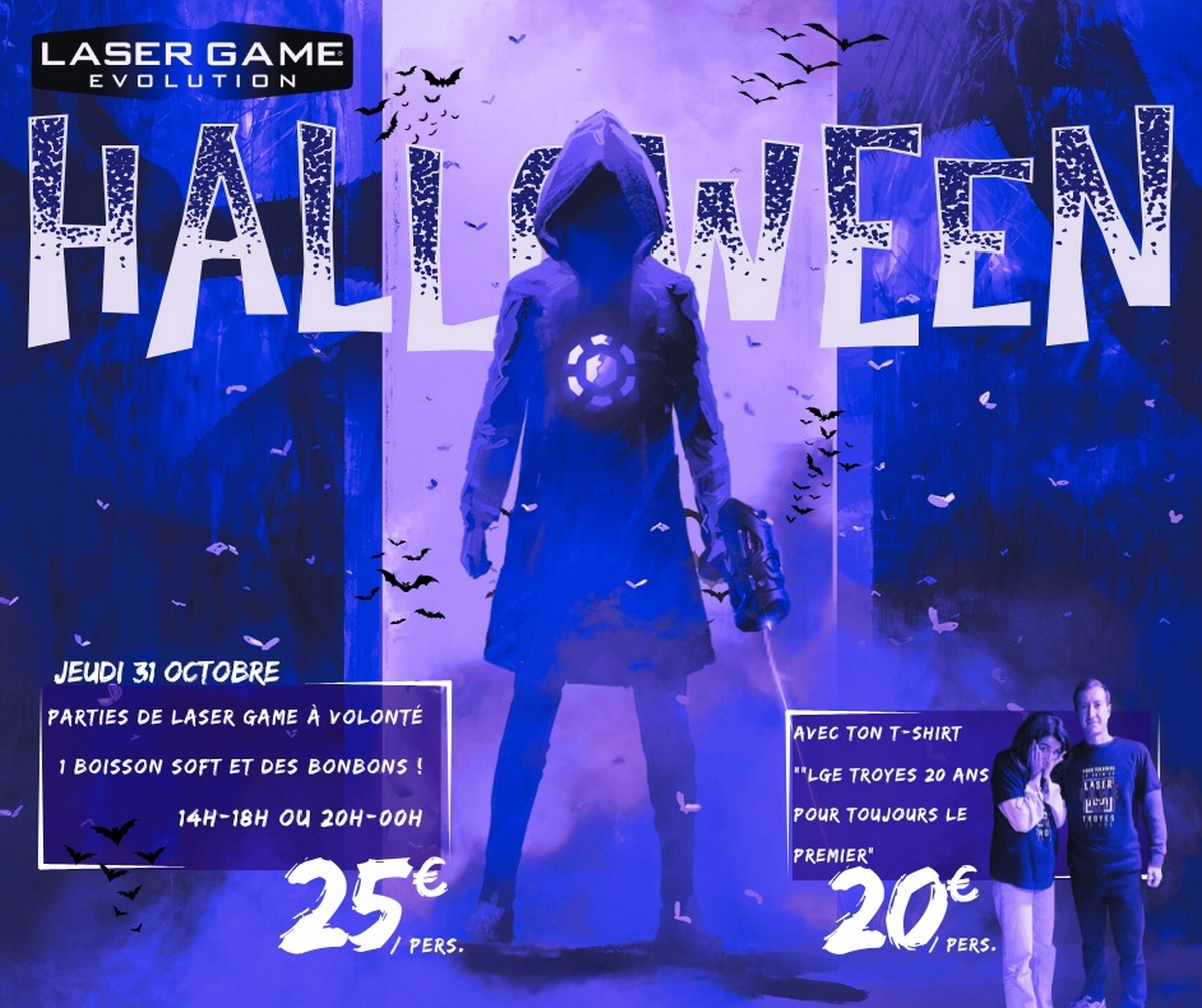 Journée Halloween au Laser Game Evolution