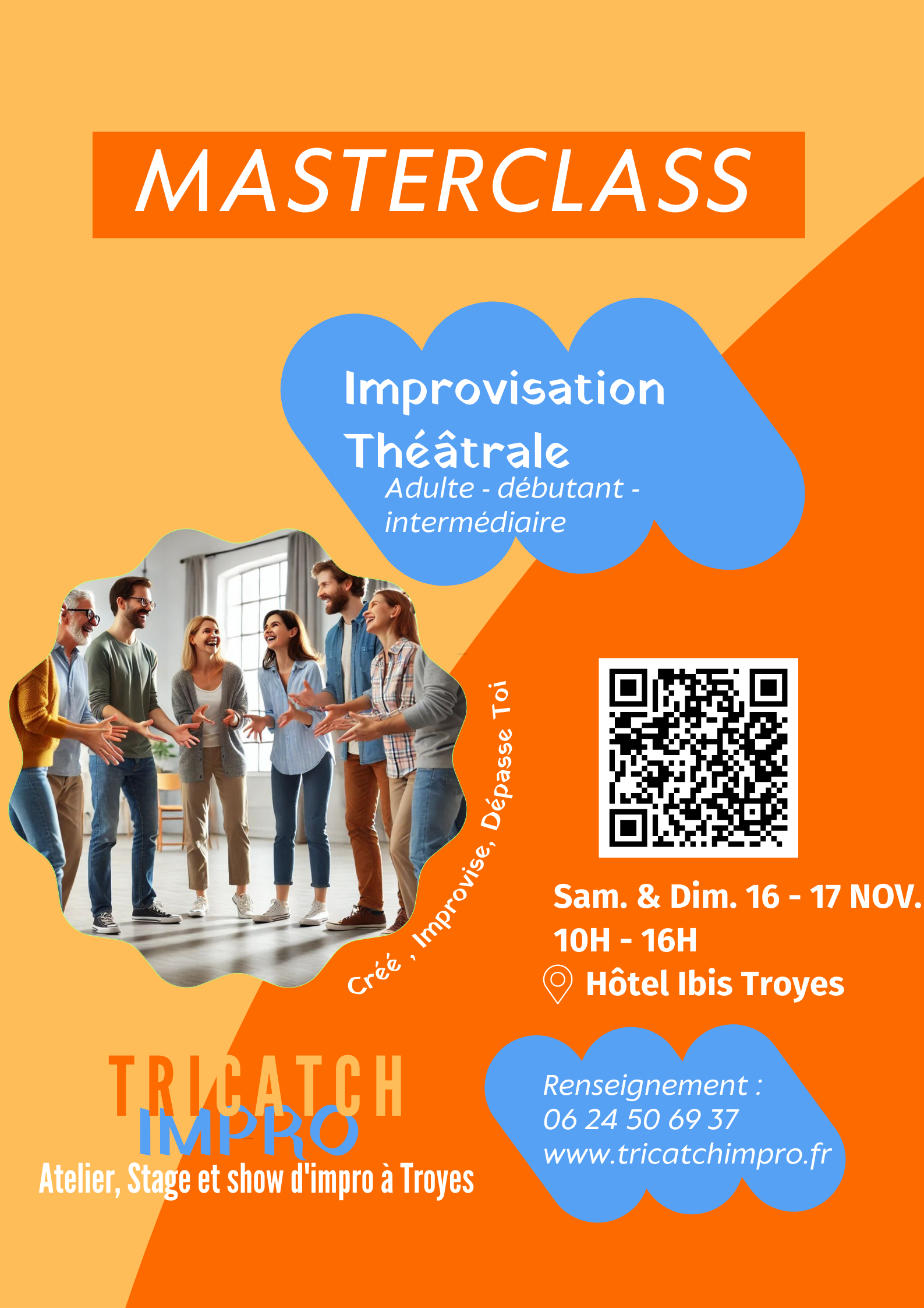 Masterclass Improvisation Théâtrale