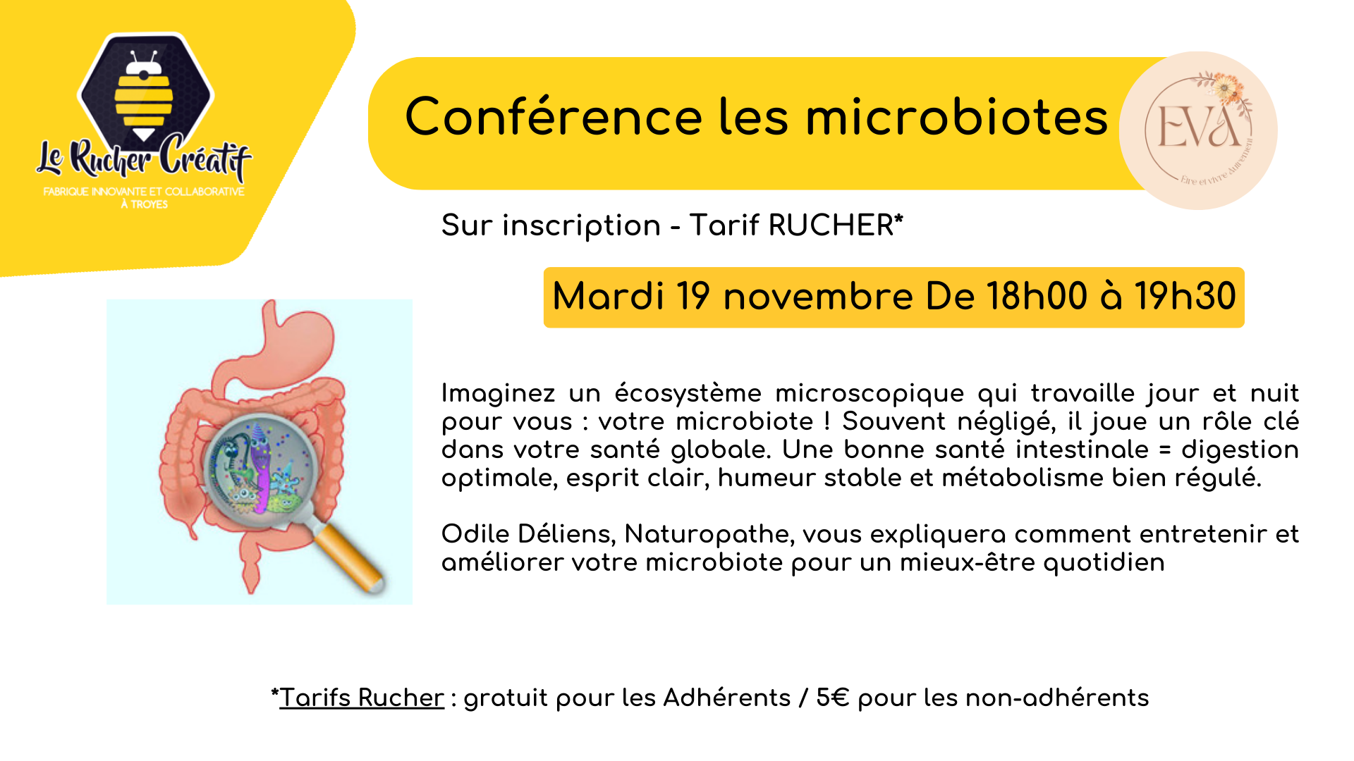 Conférence "les microbiotes"