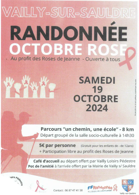 Randonnée octobre rose