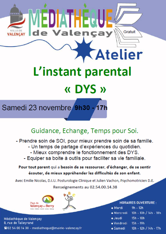 Atelier l'instant parental "DYS"