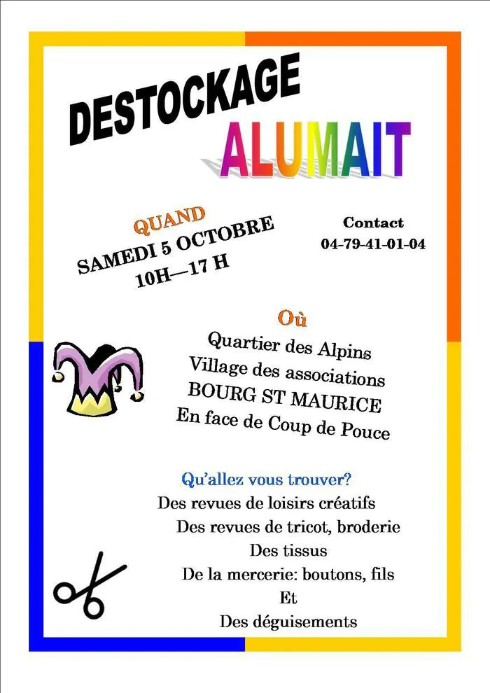 DESTOCKAGE village des associations Bourg St Maurice Bourg-Saint-Maurice