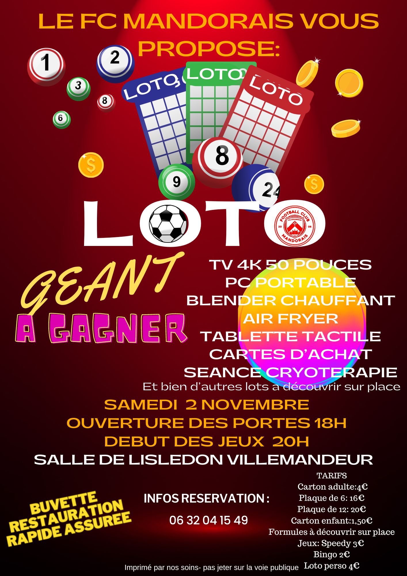 Loto du FC mandorais