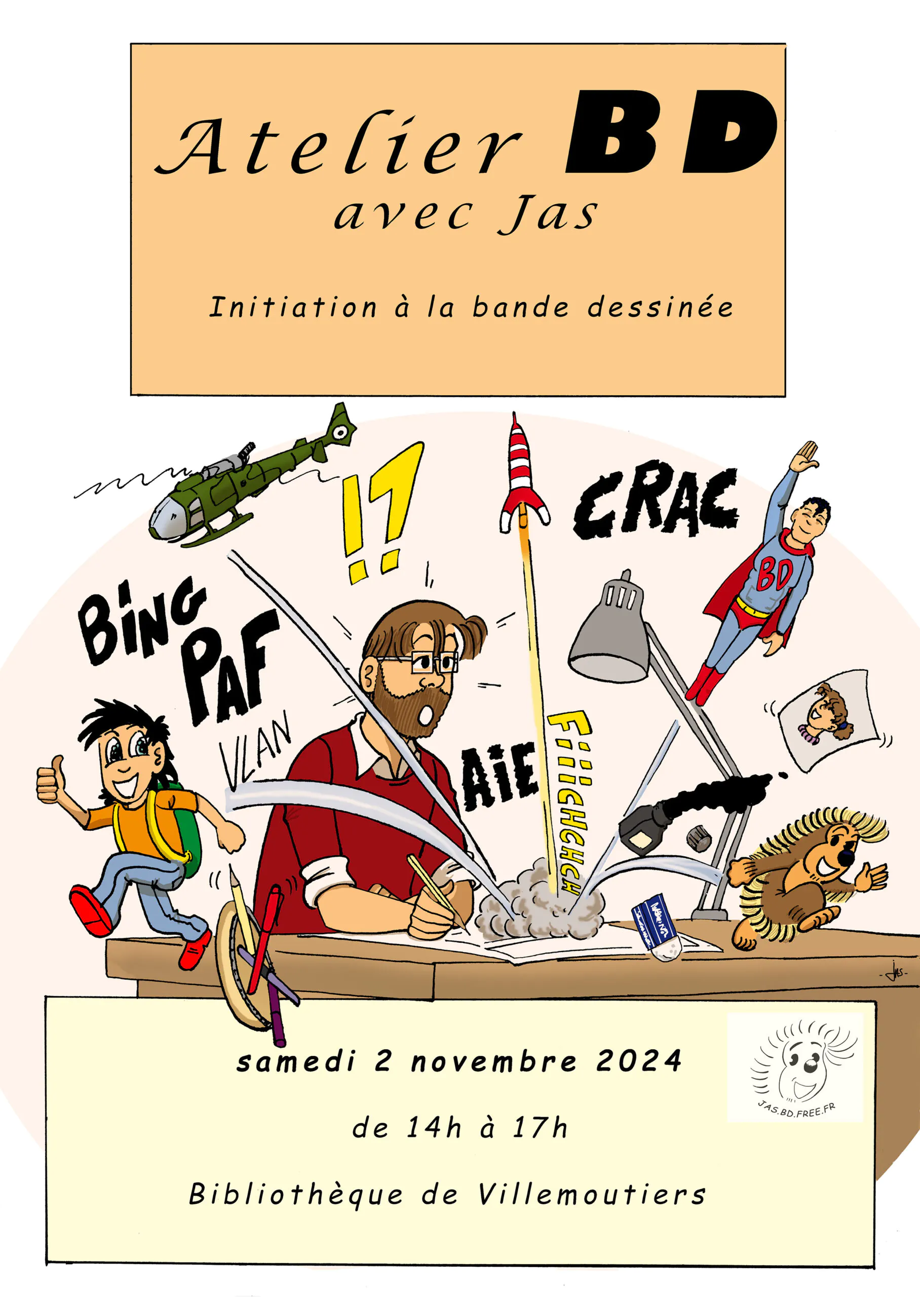 Atelier BD avec JAS